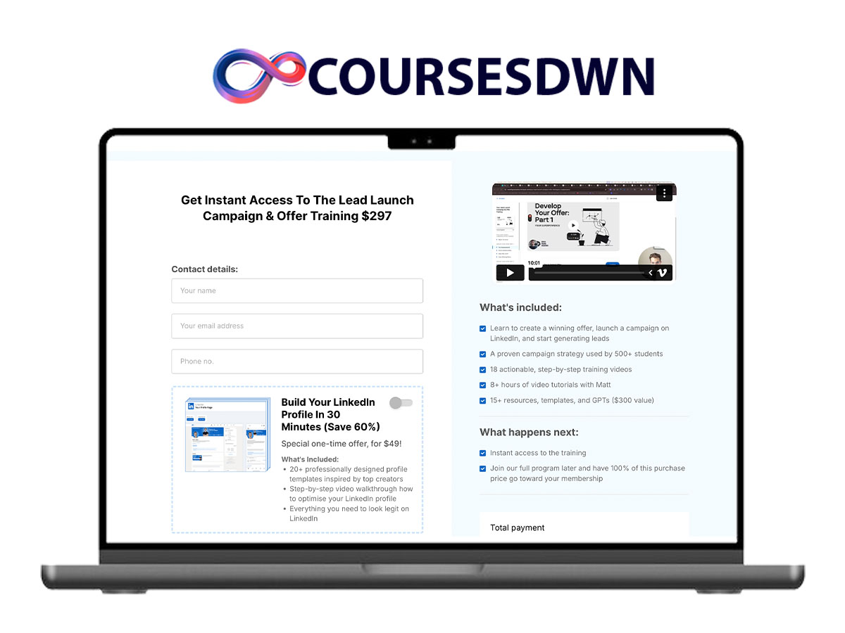 Matthew Lakajev – Lead Launch Campaign & Offer